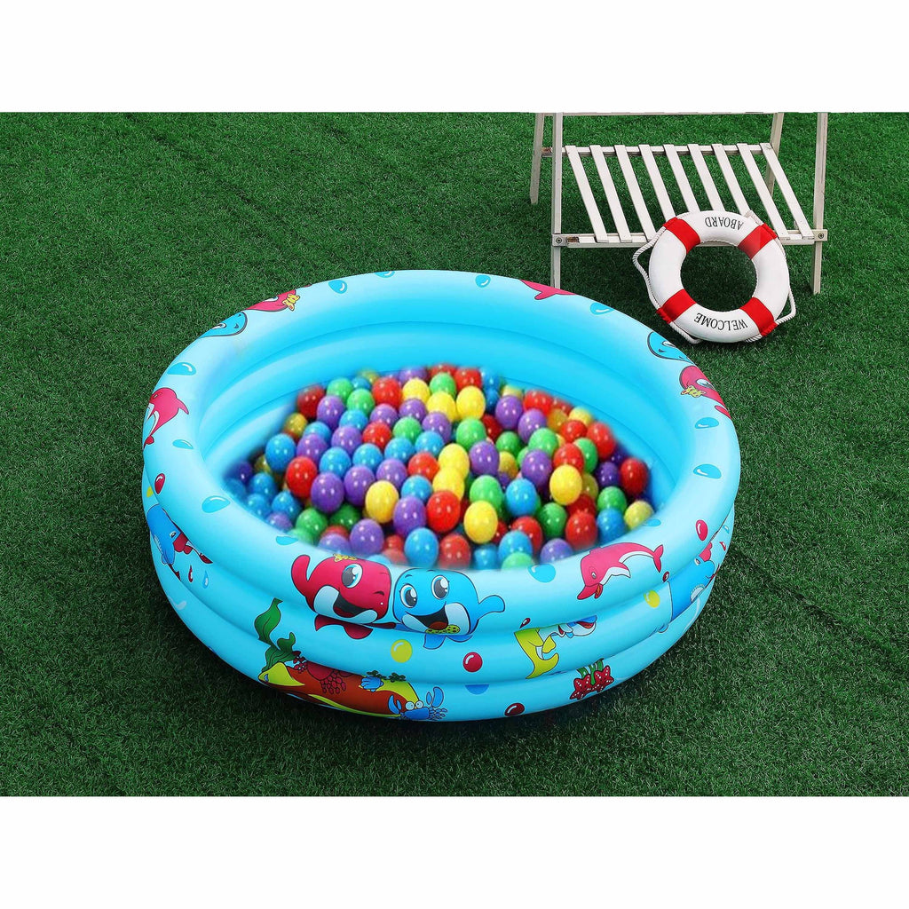 59" InfLatitudeable Baby Swimming Pool,Round Portable Child Little Pump Pool,Kiddie Paddling Pool Indoor&Outdoor Toddler Water Game Play Center for Kids/Girl/Boy,Summer Saving