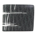 Pre-Owned Dior Homme DIOR HOMME folio wallet leather black model men (Good)