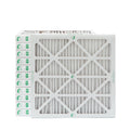 12 Pack of 18x18x2 MERV 10 Pleated 2" Inch Air Filters by Glasfloss. Actual Size: 17-1/2 x 17-1/2 x 1-3/4