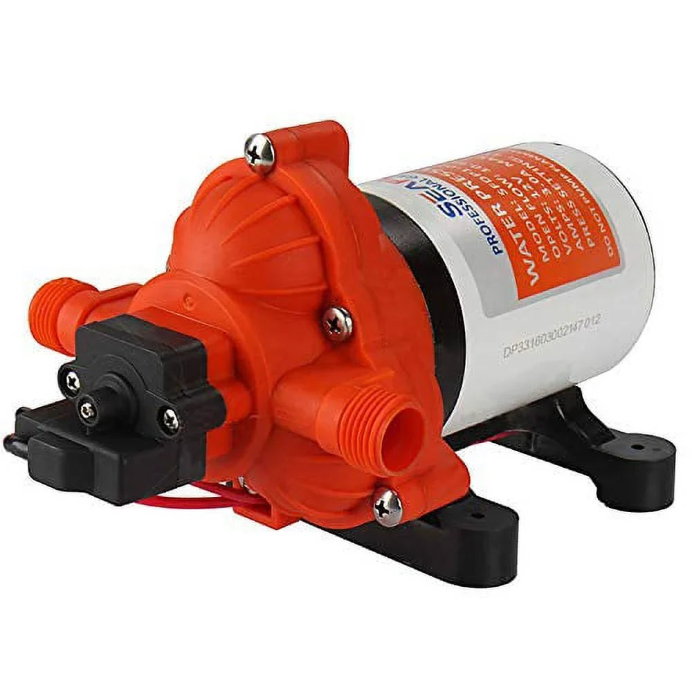 SEAFLO 33 Series Washdown Deck Wash Pump KIT 12v 70 PSI 3.0 GPM for Rv Boat Marine Yacht with ALL NEW HEAVY DUTY PRESSURE SWITCH