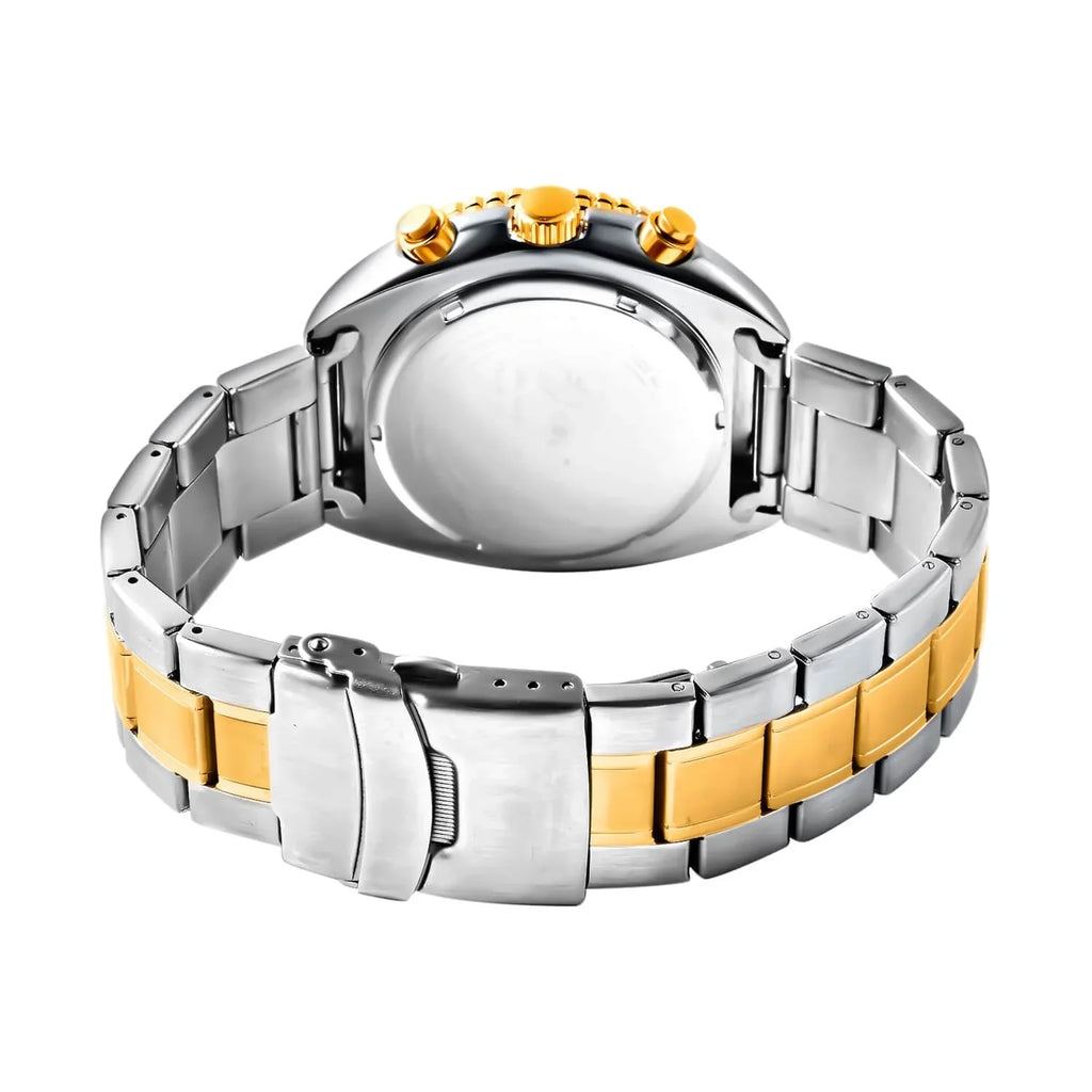 Genoa Water Resistant Watch for Dial Ion PLatitudeed Yellow Gold Strap Birthday Mothers Day Gifts for Mom