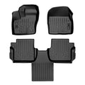 Smartliner SA0363-B0478 36 x 5 x 28 in. Floor Mats 2 Row Liner Set for 2014-2021 Ford Transit Connect, Black