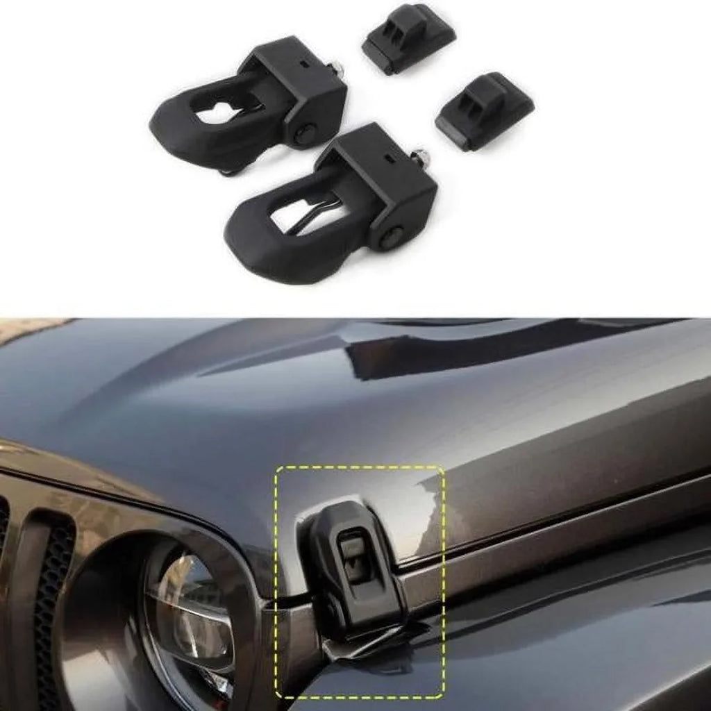 Locking Hood Latch Pins for 2007 - Current Jeep Wrangler JL and JK Models