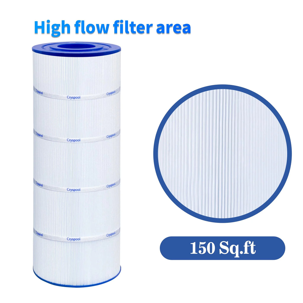 CRYSPOOL Pool Filter Compatible with Unicel C-8414, Filbur FC-1287,PWWCT150,PJANCS150, 150 sq. Ft, 1 pack