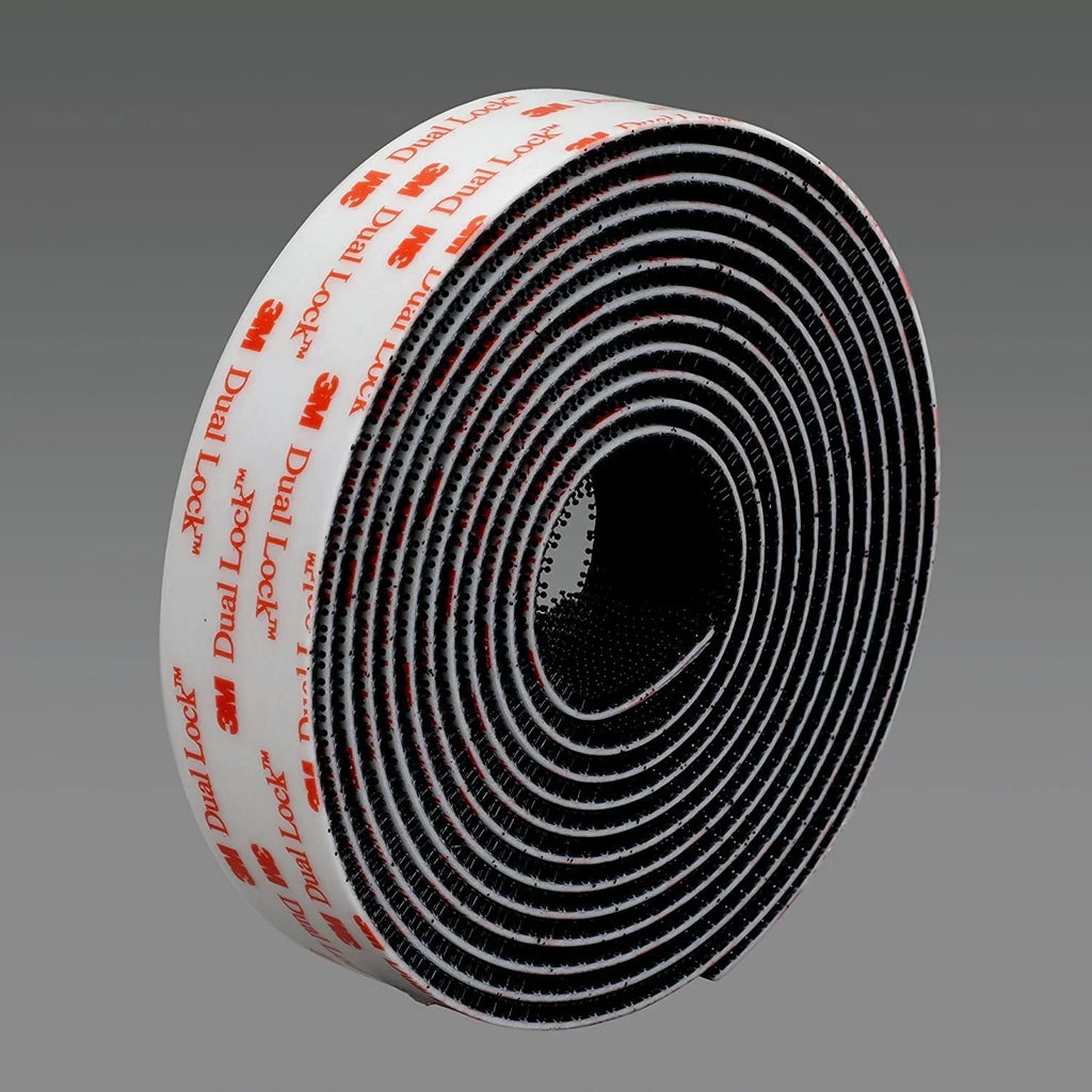 3m Reclosable Fastener,1 in W,Black  SJ3550CF