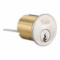 Yale Rim Cylinder,Satin Chrome Finish,Grade 2 1109 626 PARA
