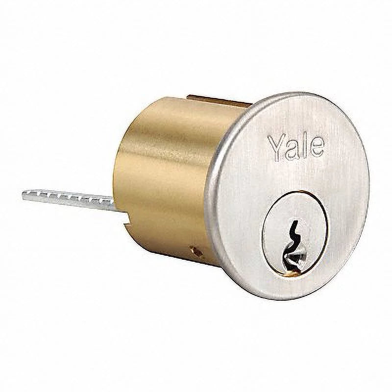 Yale Rim Cylinder,Satin Chrome Finish,Grade 2 1109 626 PARA
