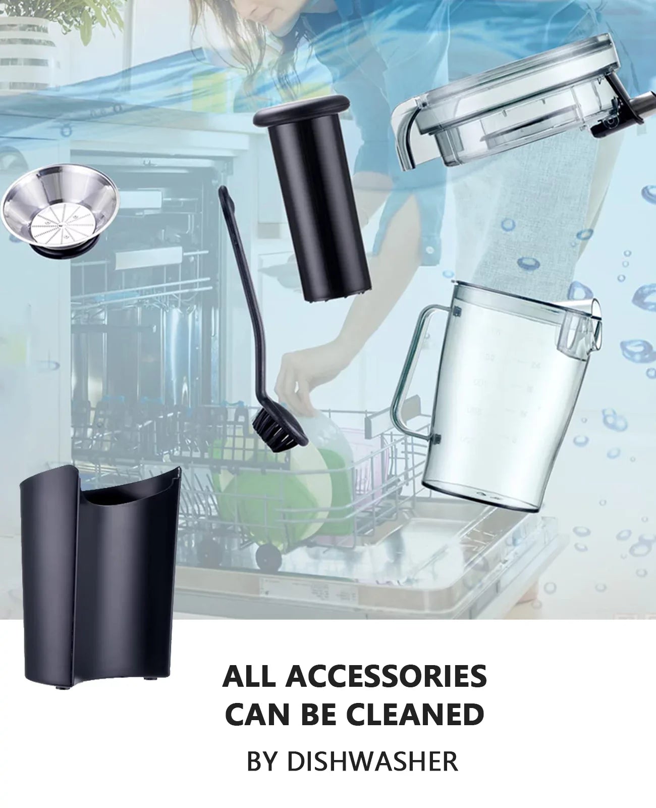 Centrifugal Juicer Machines for Vegetable Fruit - with 3" Feed Chute Anti-drip Tainless-steel Filter