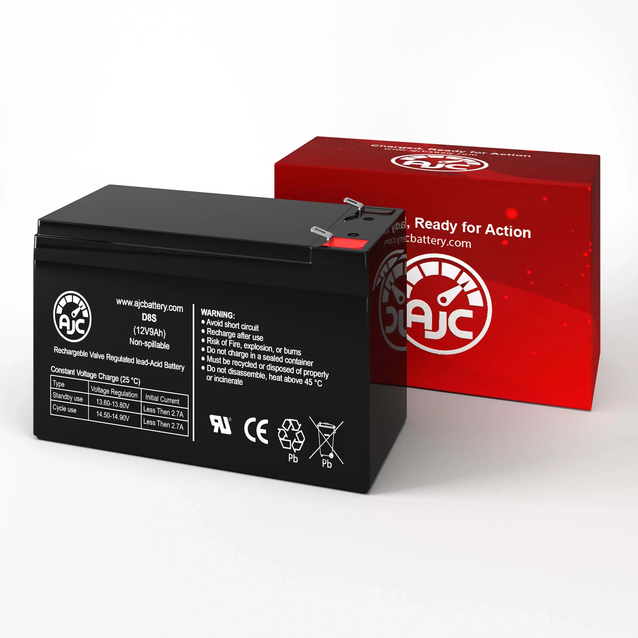 Acme Medical System 622 12V 8Ah Medical Battery - This Is an AJC Brand Replacement