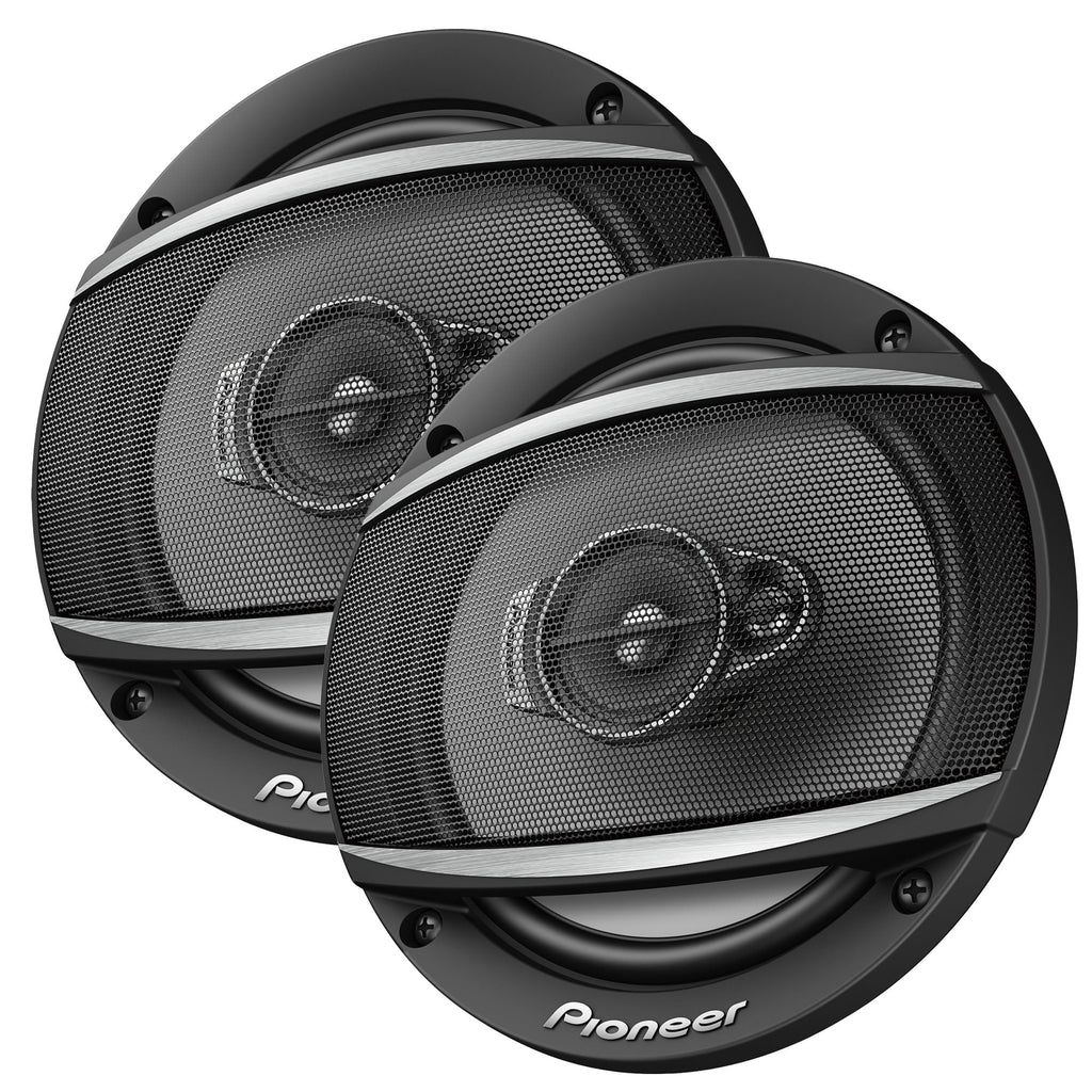 Pioneer DEH-S6220BS Single DIN with Amazon Alexa, Bluetooth, including Android/iPhone Controls and 2 Pairs of Pioneer TS-A652F - 6-1/2" - 3-way Coaxial Speakers