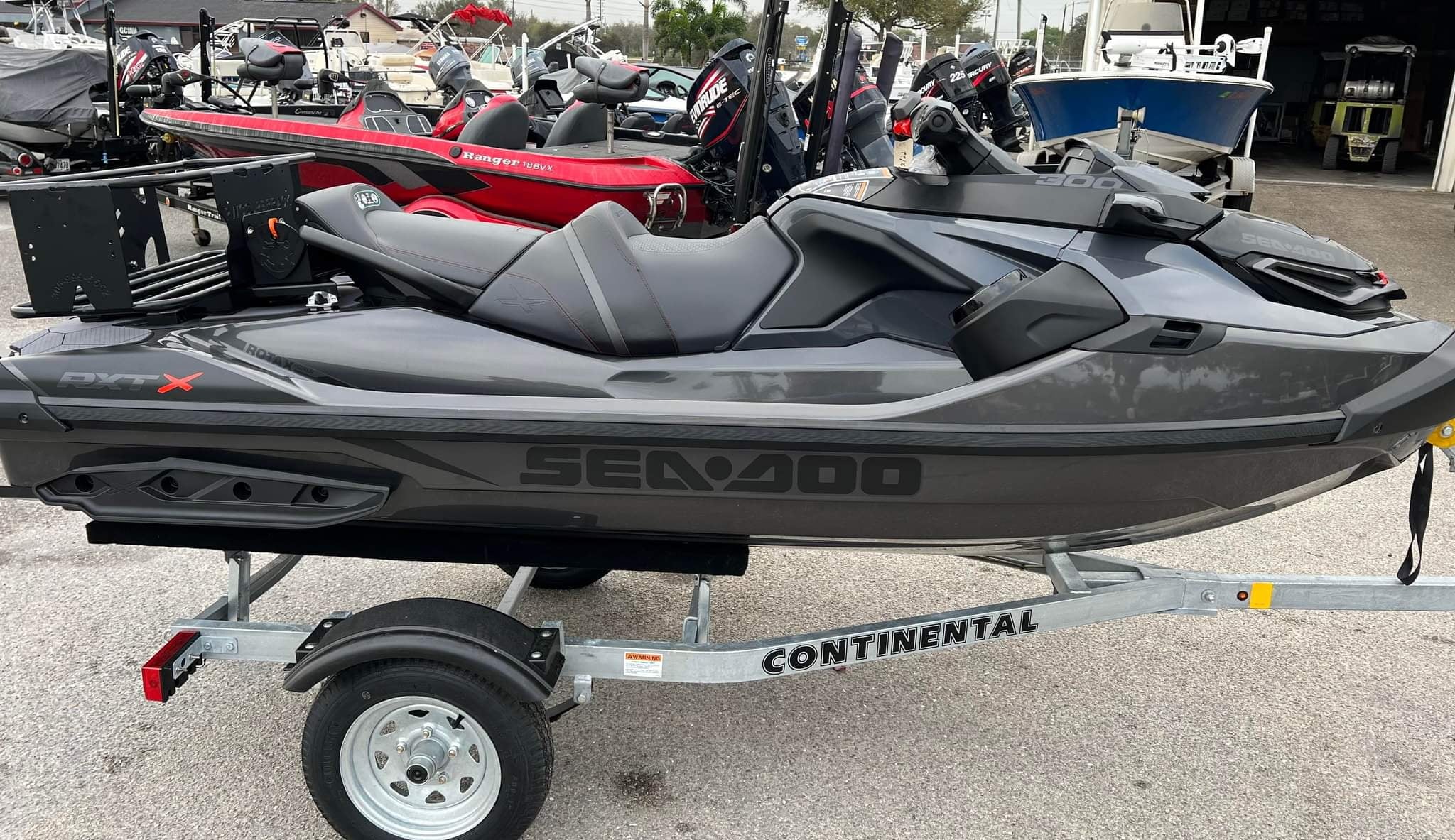 Deep Blue with LINQ system PLUS Reinforcement Base and Back Support for Seadoo RXT AND RXTX MODELS ONLY with LINQ system 2018 -2023