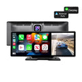 MassLatitudeie 10.26 Inch Dash Cam Rearview Camera Carplay & Android Auto DVR GPS Navigation Video Dashboard Mirror Monitor Car DVRS,Front camera
