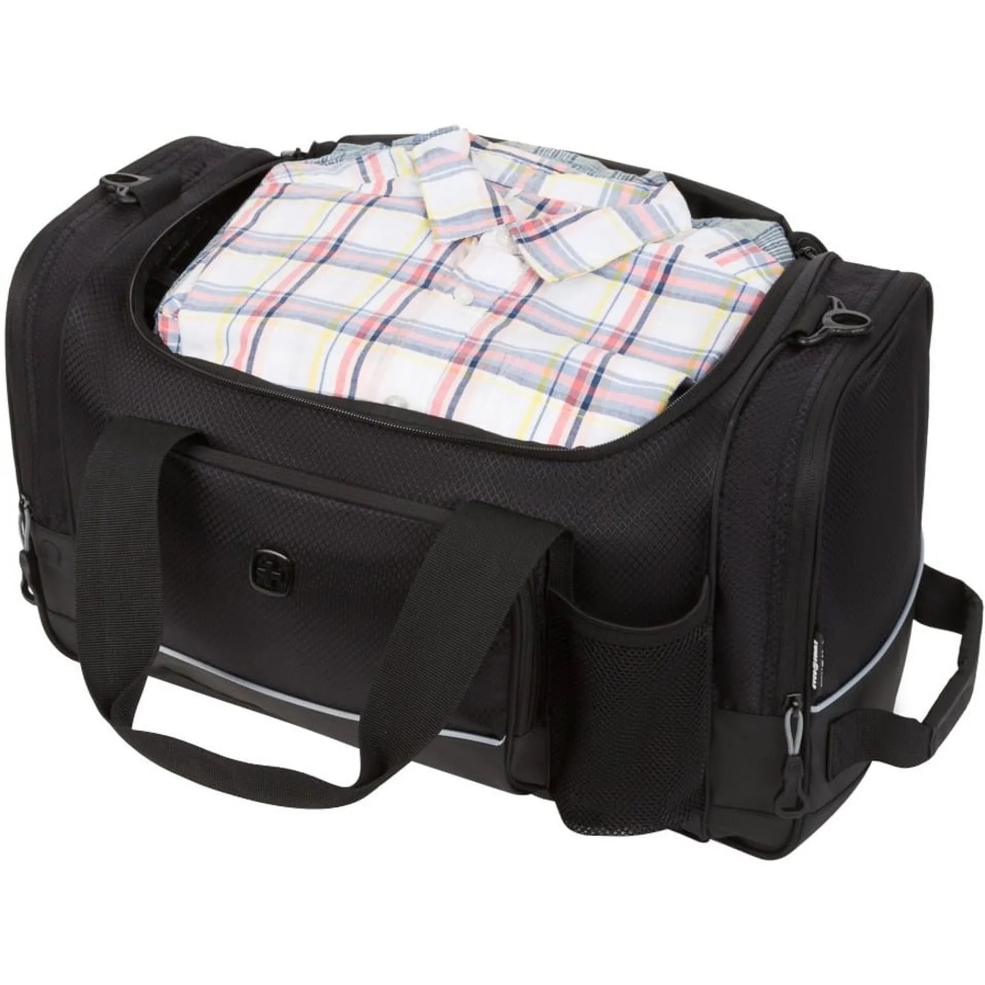 SwissGear Apex 9000200006 Carrying Case Rugged (Duffel) Travel Essential, Black Dobby