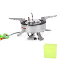 Andoer BRS-10 Outdoor Portable Camping Picnic Split-Type Stainless Steel Butane Gas Cooker Big Power Large Blaze