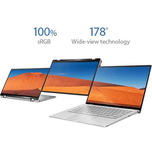 ASUS Chromebook Flip C434 2-In-1 Laptop, 14" Full HD Touchdisplay 4-Way NanoEdge, Intel Core M3-8100Y Processor, 4GB RAM, 64GB eMMC Storage, All-Metal Body, Backlit KB, Chrome OS, Silver - (Open Box)