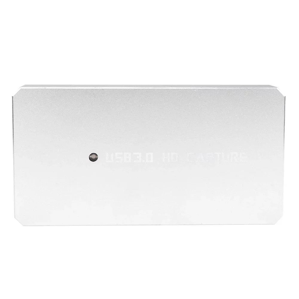 ezcap287P USB 3.0 Capture Card Video Game Recorder 1080P Live Streaming Converter Plug and Play for XBOX One PS3  WII U Silver