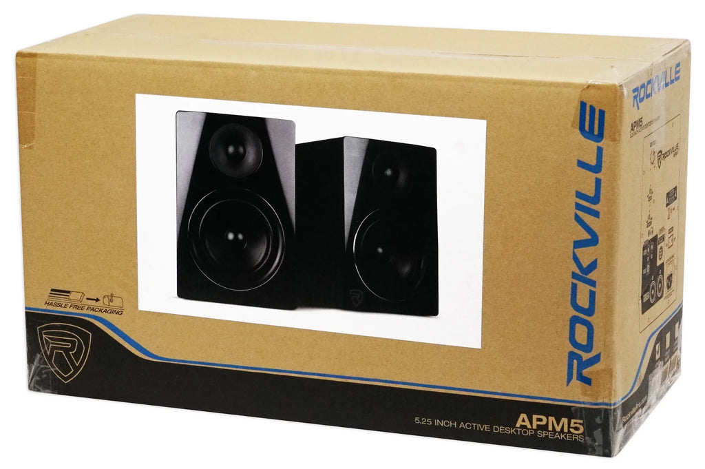 Polk Audio MM6502 6.5” 750w Component Car Speakers+Free Powered Monitor Speakers
