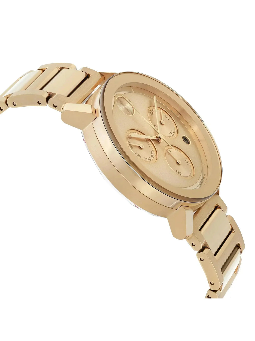 Pre-owned Movado Bold Evolution 42mm Quartz Men Steel Watch 3600811 (Good)