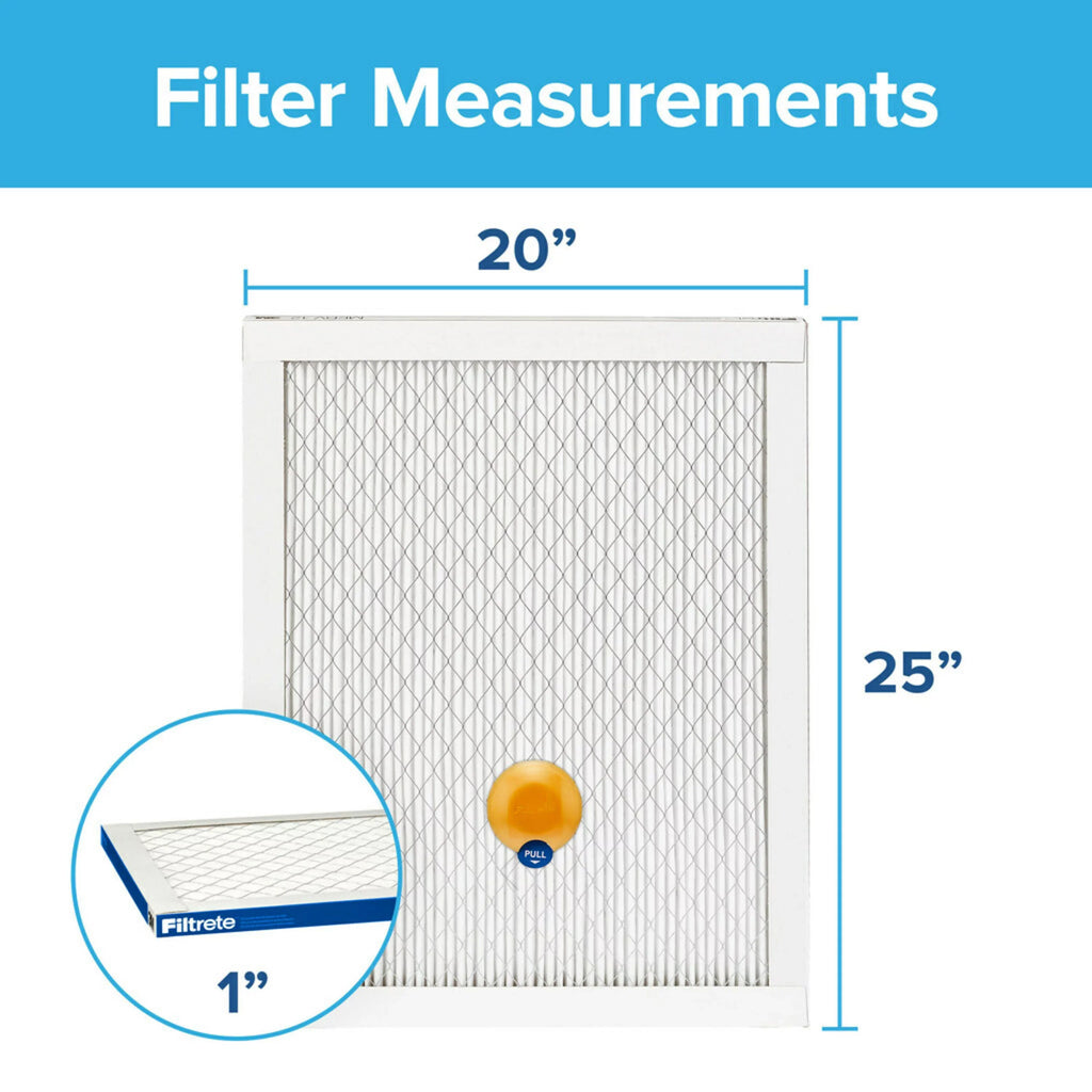 Filtrete Smart 20 x 25 x 1 inch Premium Allergen & Home Pollutants HVAC Air and Furnace Filter, 2200 MPR, 1 Filter
