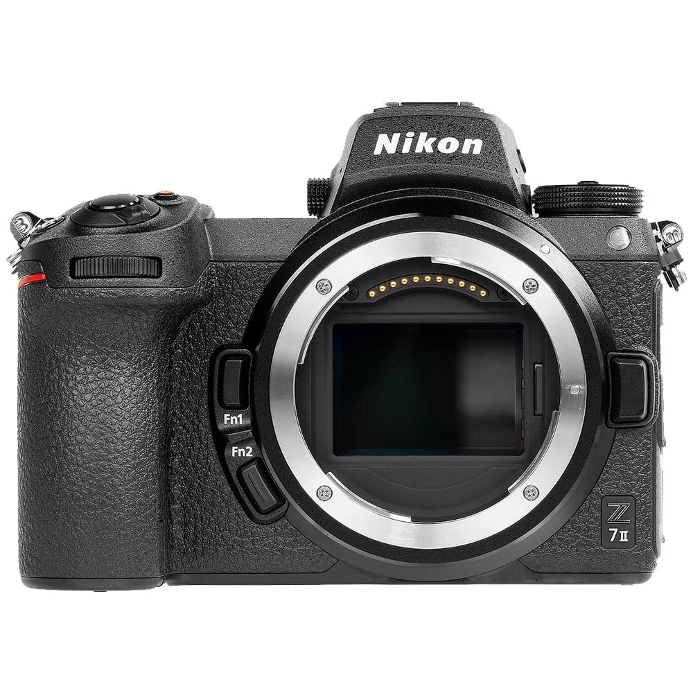Z7 II Mirrorless Digital Camera with 24-50mm f/4-6.3 Lens + 0.43X Wide Angle Lens + 2.2x Telephoto Lens + Flash + 64GB Memory Card + UV-CPL-FLD Filters + Remote Control + Wrist Grip - Internatio