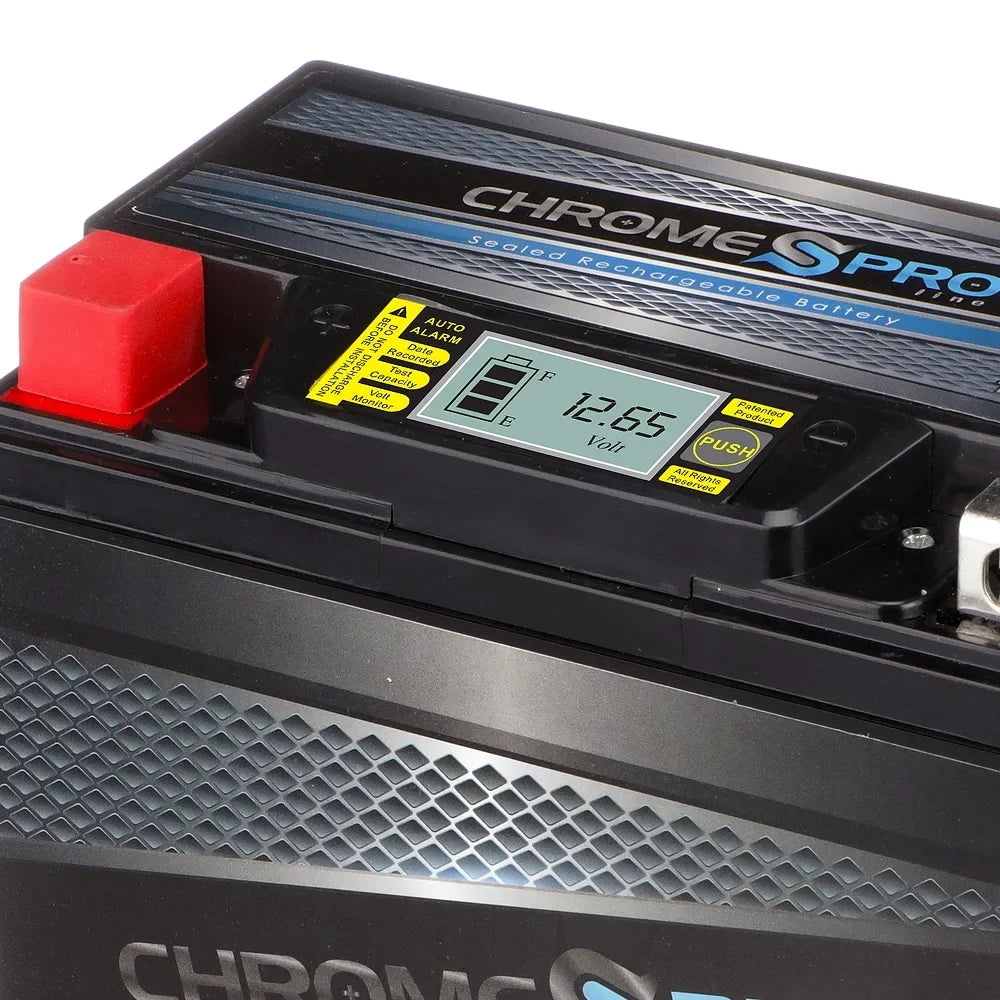Chrome Pro Battery Ytx14-Bs Igel Atv Battery For Honda 450Cc Trx450 Fourtrax Foreman S Es 2002