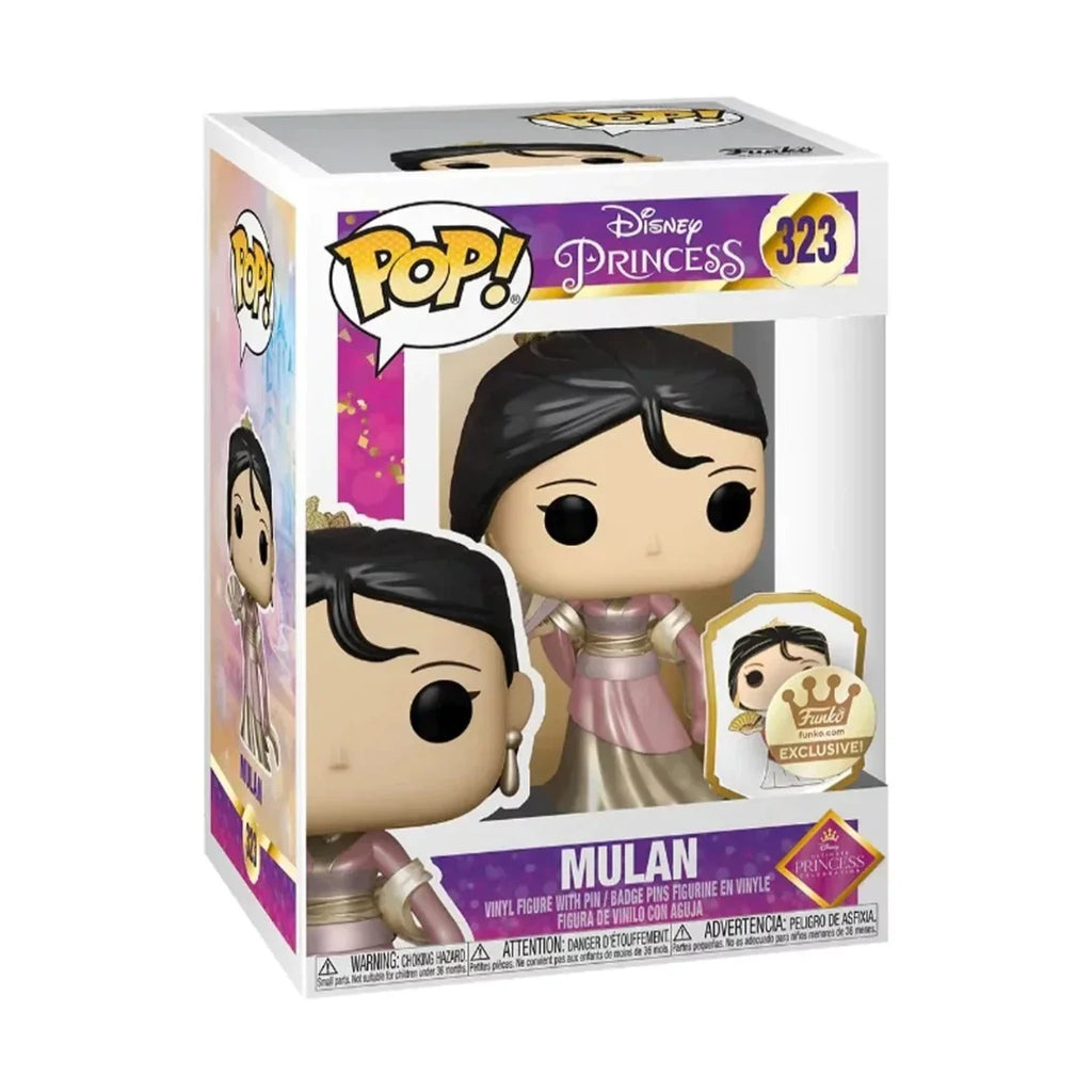 Funko Pop! Disney Princess - Mulan (Gold with Pin Exclusive) Vinyl Figure