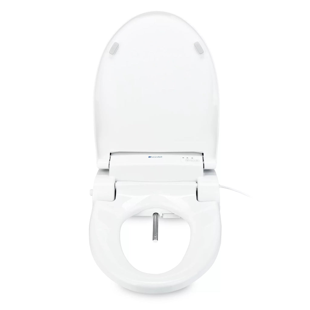 Brondell Swash DS725 Advanced Bidet Seat, Elongated White with Stainless Steel Nozzle, 9.7 lbs
