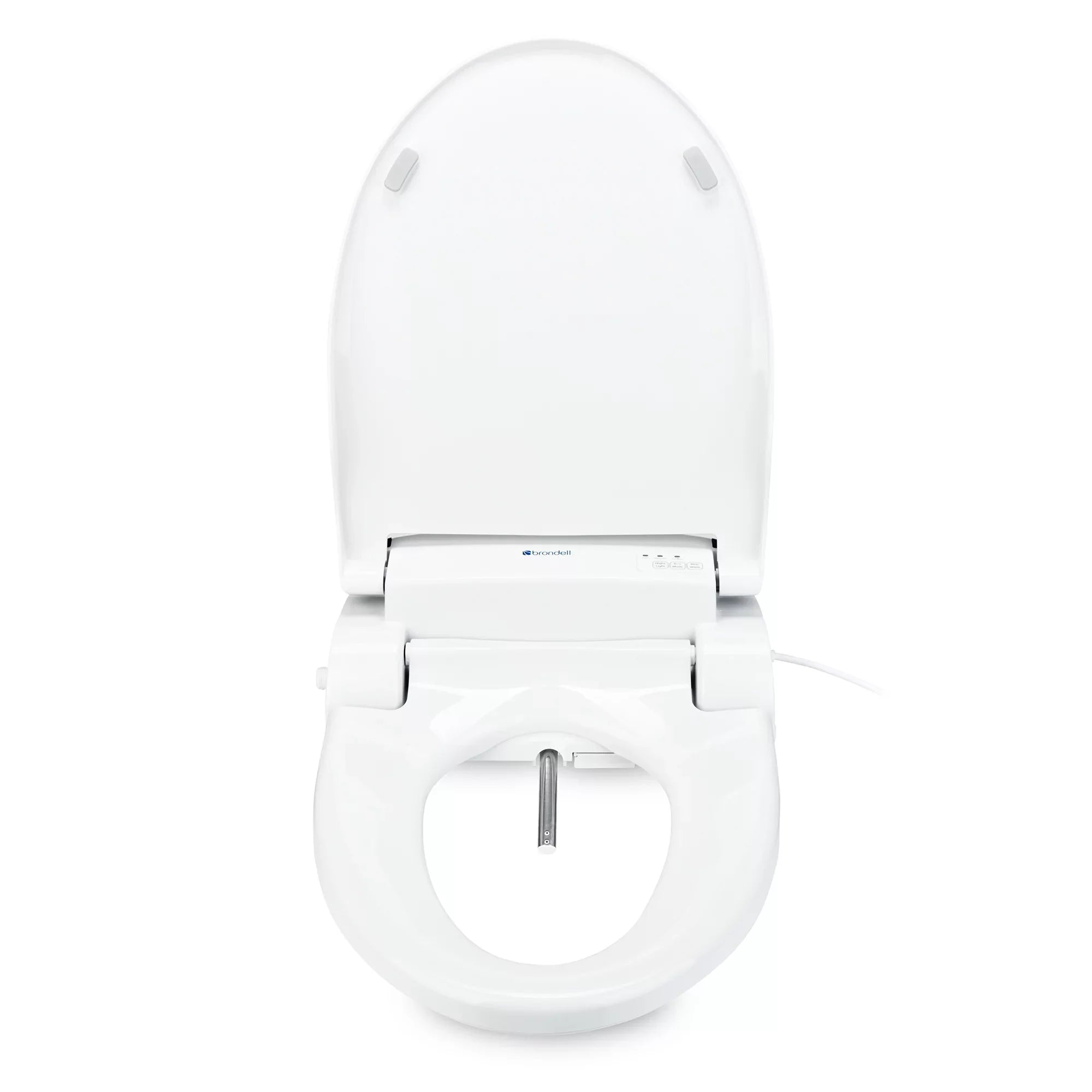 Brondell Swash DS725 Advanced Bidet Seat, Elongated White with Stainless Steel Nozzle, 9.7 lbs
