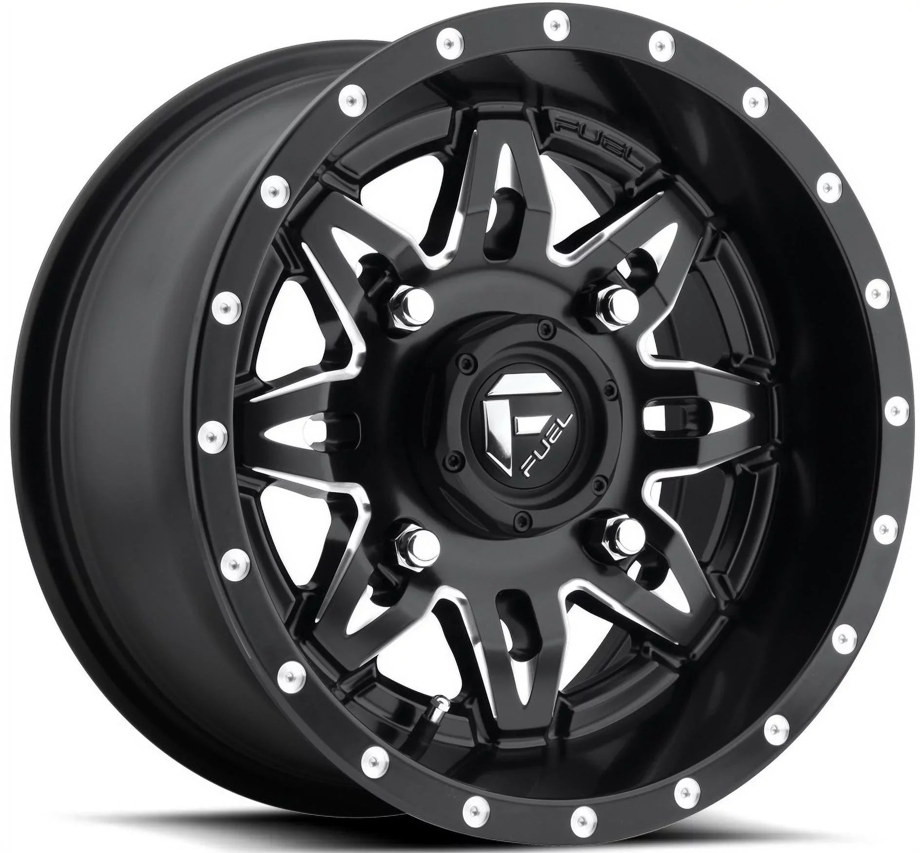 Fuel Lethal 15" Wheels Black 32" Warrior XT Sticky Tires Can-Am Maverick X3 / Honda Pioneer 1000 / Talon
