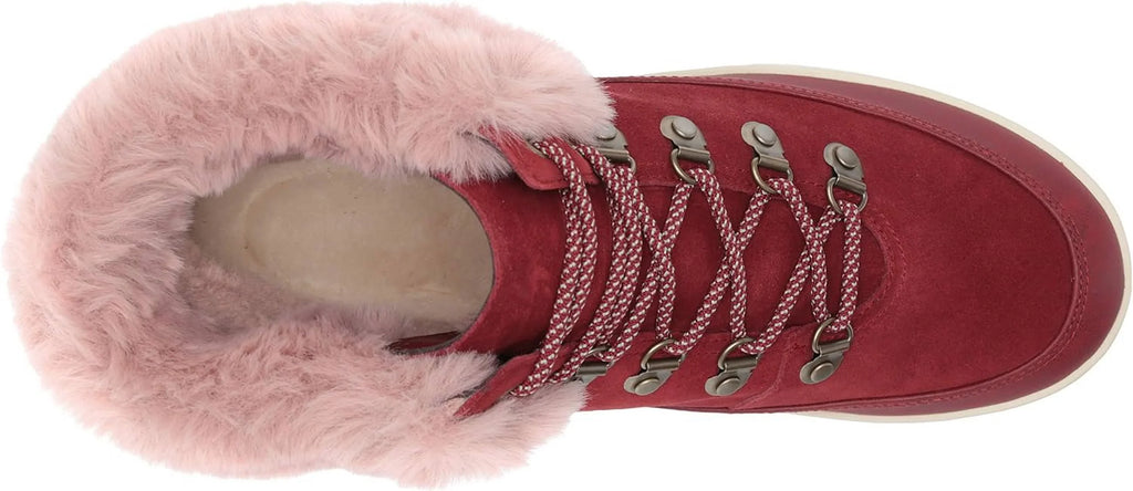 Koolaburra by UGG Women's Tynlee Lace-up Snow Boot Size 8, Color Syrah