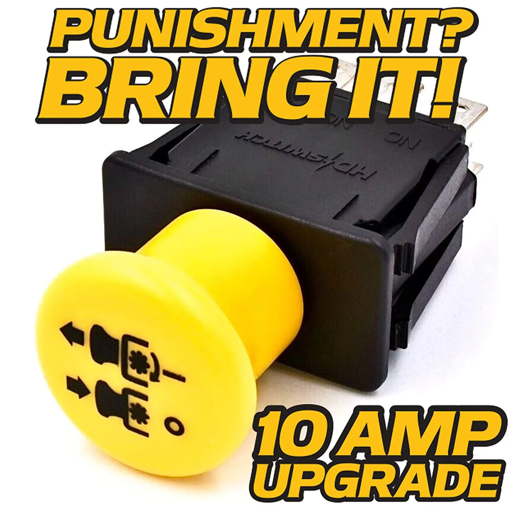 HD Switch 10 AMP Upgrade IP53 Sealed Blade Clutch PTO Switch - fits Scag 463034 Cheetah Freedom Z Tiger Cub SMZ-48, SSZ-20CV