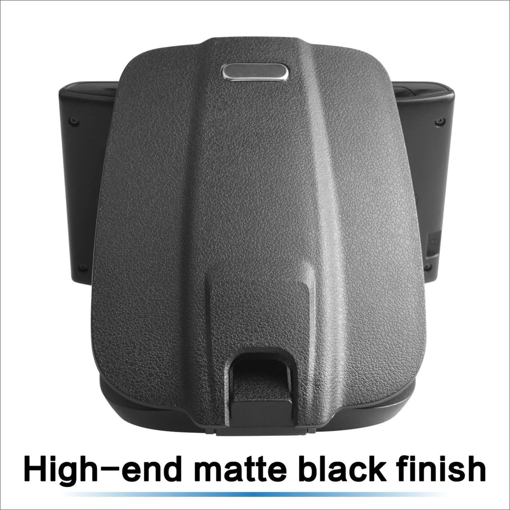 GPS Dash Mount Matte Black Dock for Garmin Nuvi Drive Dezl Drivesmart, Tomtom, Magellan Roadmate, Rand McNally, Navman, Cell Phone - Car Adhesive Non-Slip Dashboard Replacement Holder for Satnav