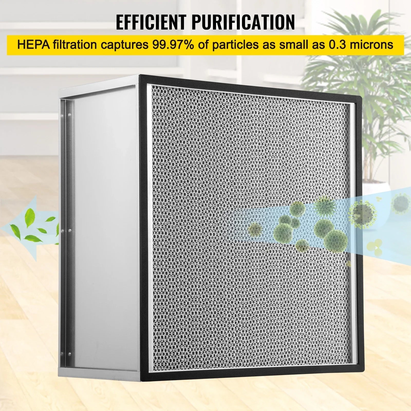 BENTISM 24''x24''x11.5'' HEPA Filter for Laminar Flow Hood 99.97% Efficient, 3 Microns