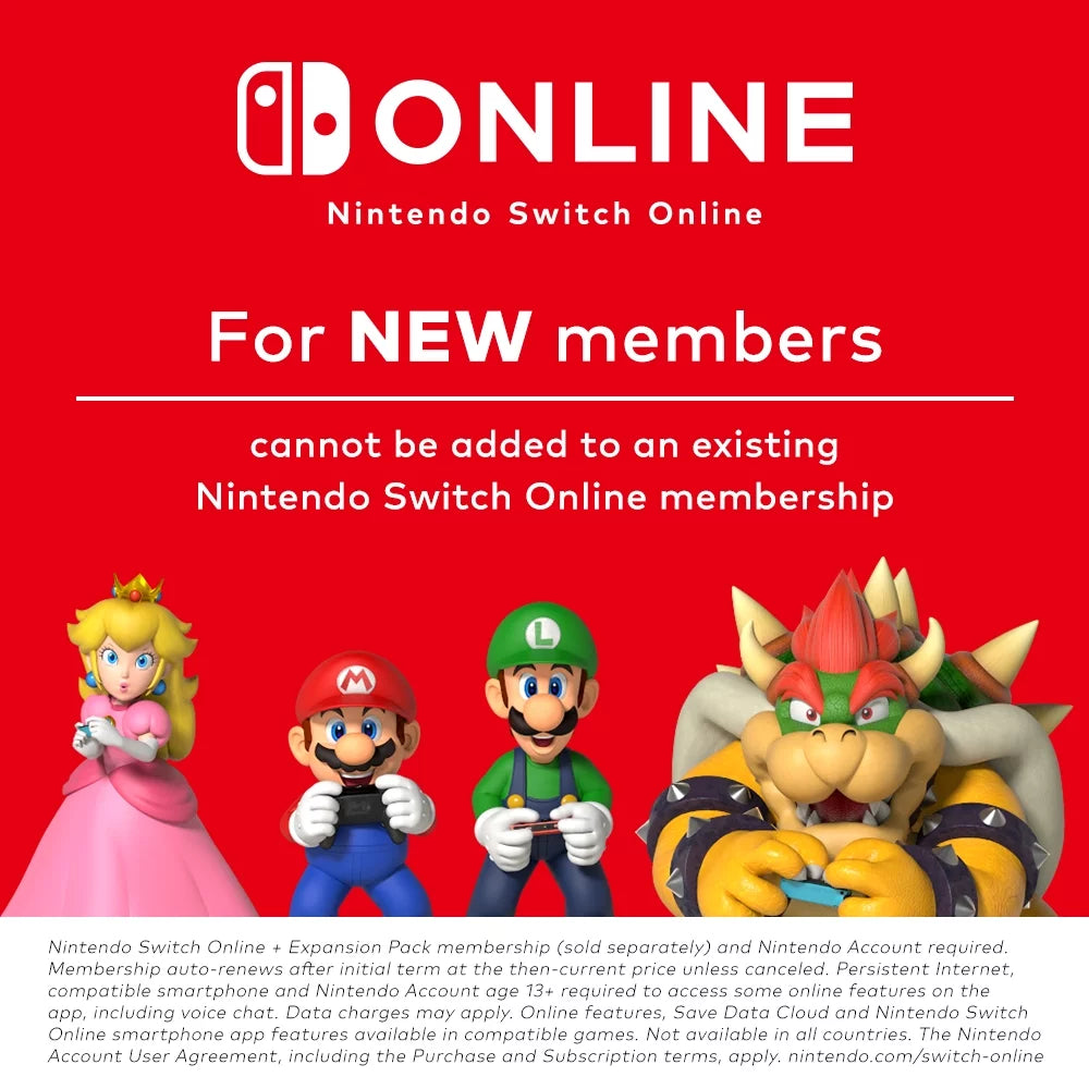 Nintendo Switch Online Family Expansion Membership Gift Card [Digital]