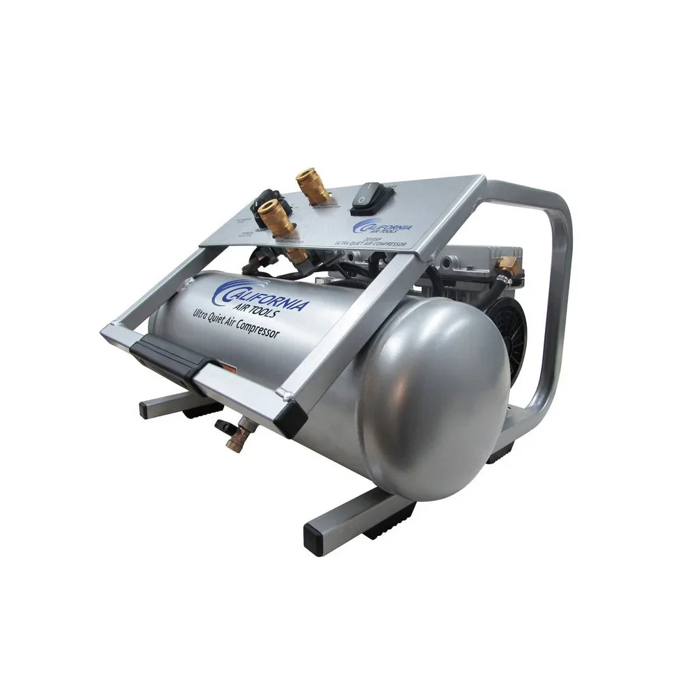 California Air Tools CAT-2010SP 1  2 Gallon Ultra Quiet and Oil-Free Stationary Air Compressor
