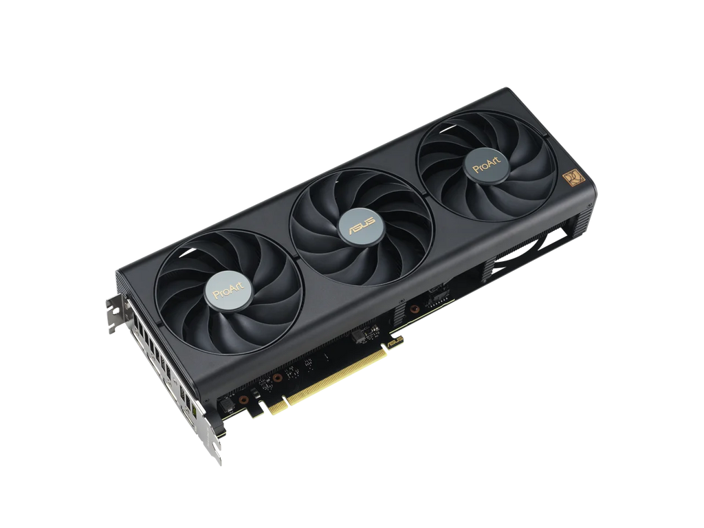 ASUS ProArt GeForce RTX 4070 SUPER OC Edition Graphics Card (PCIe 4.0, 12GB GDDR6X, DLSS 3, HDMI 2.1a, DisplayPort 1.4a) PROART-RTX4070S-O12G