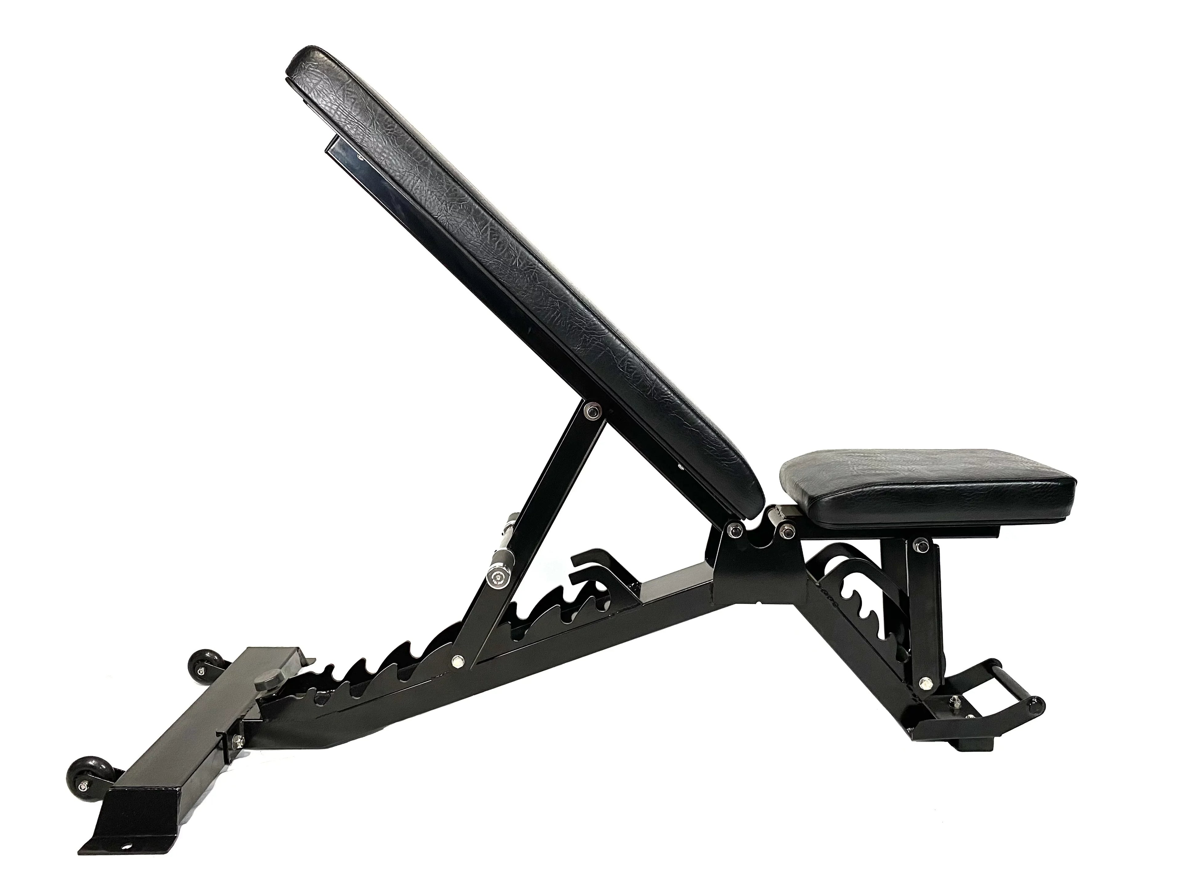 Adjustable Ranger Weight Bench has 5 Incline and 1 decline positions. Made with Heavy Duty 11 Gauge Steel. 1000+ Weight Capacity. Bolt Fitness Supply.