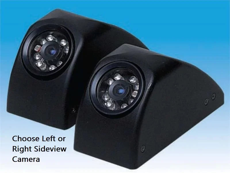 WDRV-3478C-LT-BNC, Weldex Mobile Side View Color Camera for Vehicles