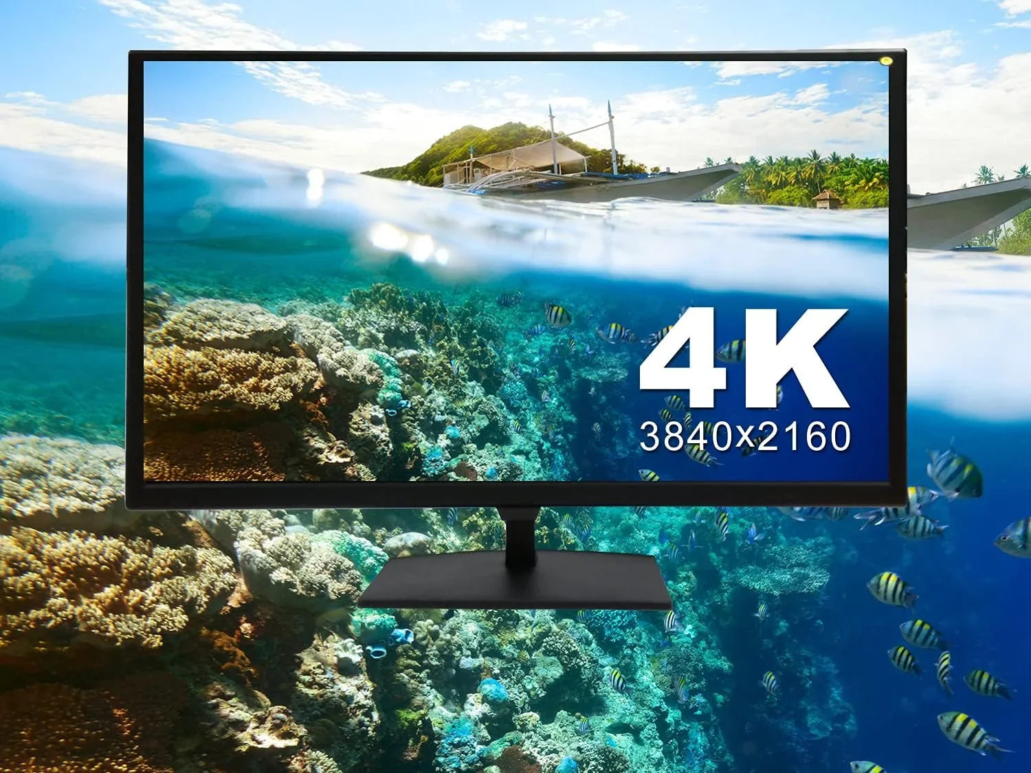 101AV 4K monitor 28" 4K2K UHD Pro Security Display 3840x2160 Home Office Gaming Monitor Supports 60Hz