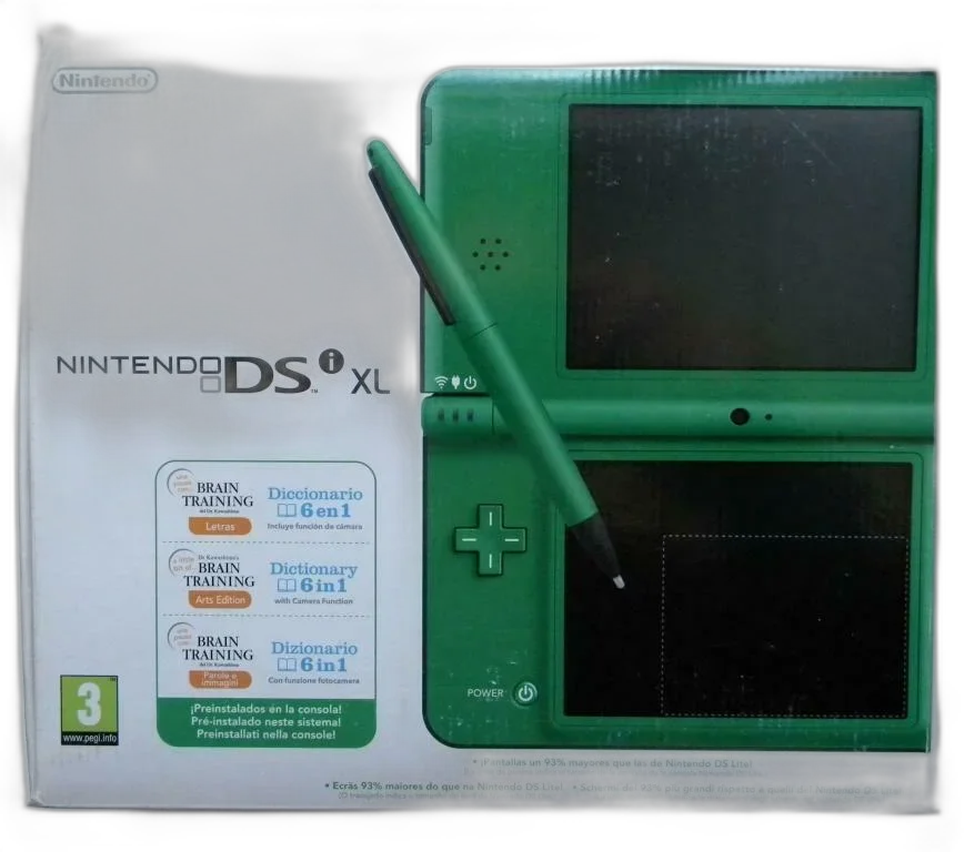 Nintendo DSi XL Green Console Used