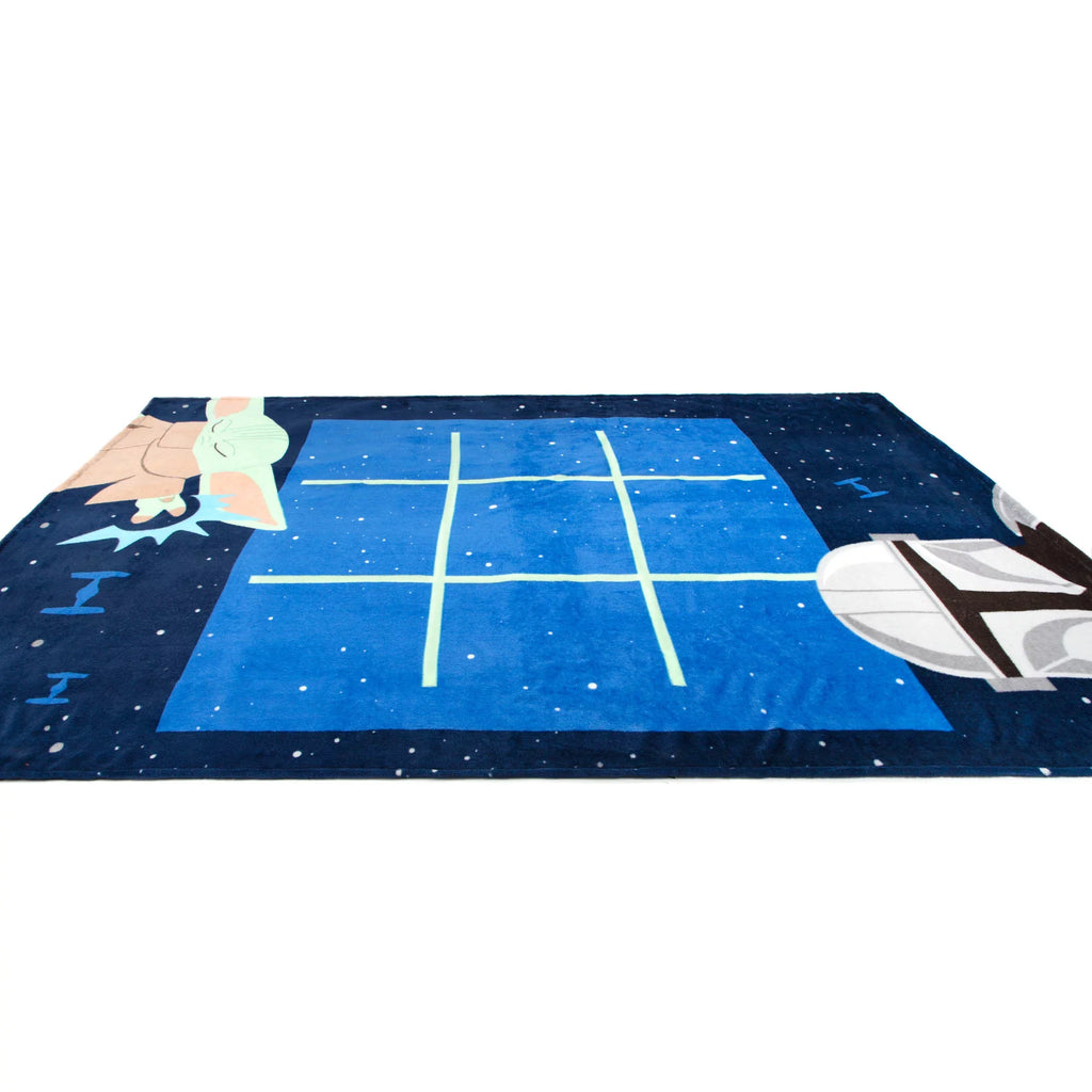 Star Wars Mandalorian Checkers Game Blanket, 100% Microfiber