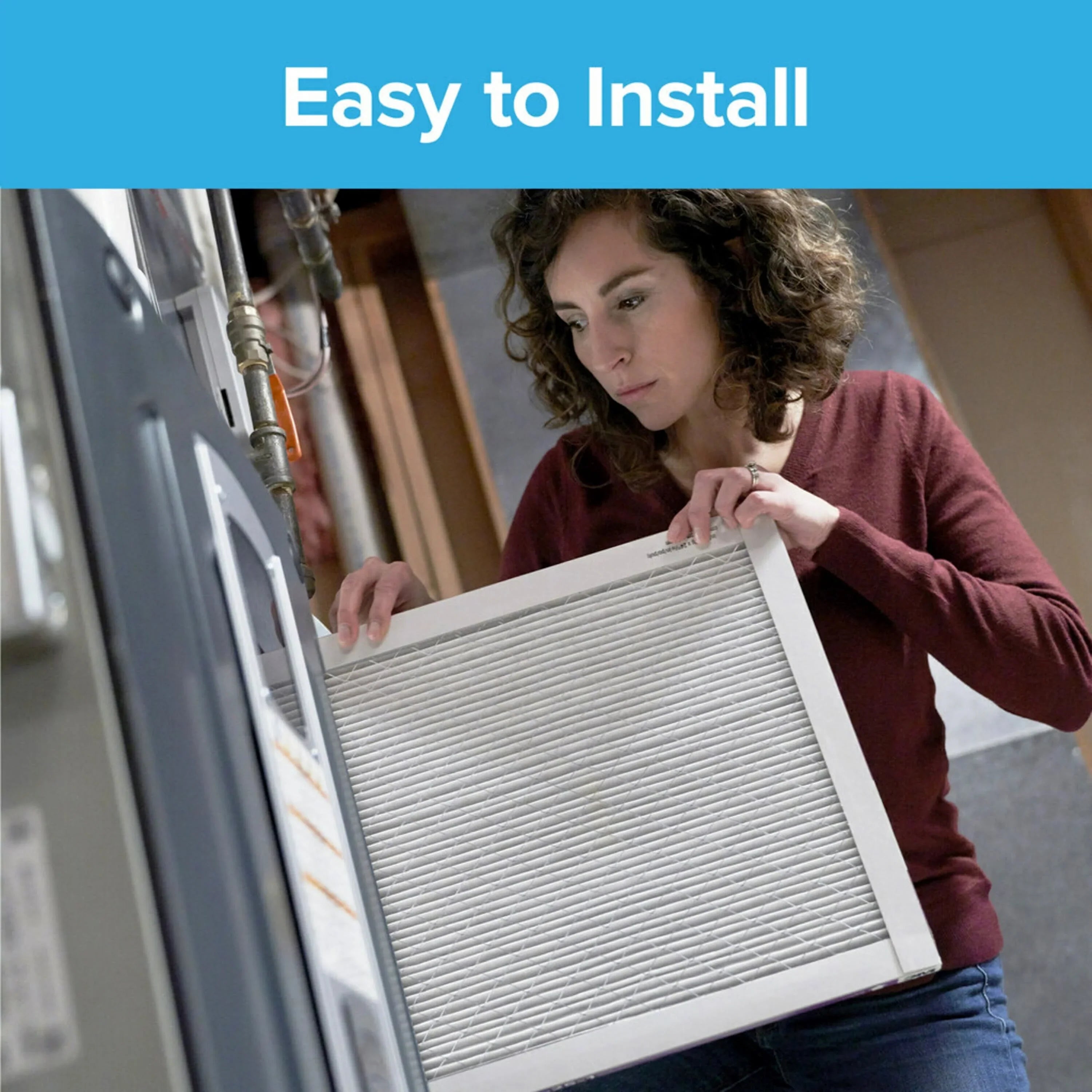 Filtrete 24x24x1 Air Filter, MPR 800 MERV 10, Micro Particle Reduction, 4 Filters