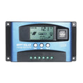 MPPT Solar Charge Controller Dual USB Solar Controller Smart LCD Screen MPPT Tracking 5V/2A Dual USB Output 12V/24V Automatic Identification