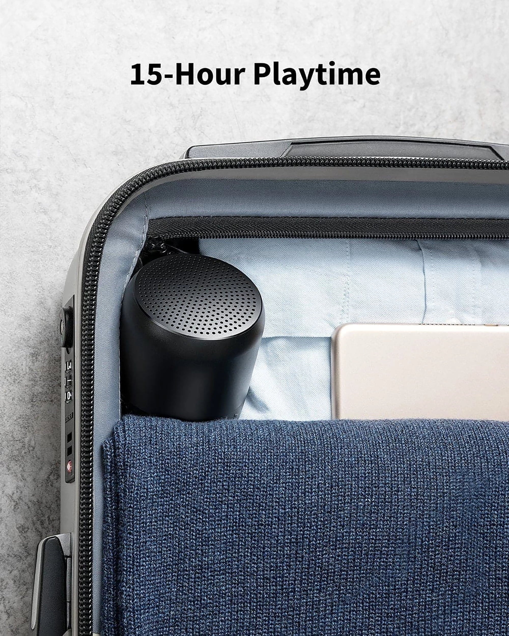 Soundcore by Anker- Mini 2 Portable Speaker | IPX7 Waterproof | 15-Hour Playtime | Black | A3107Z11