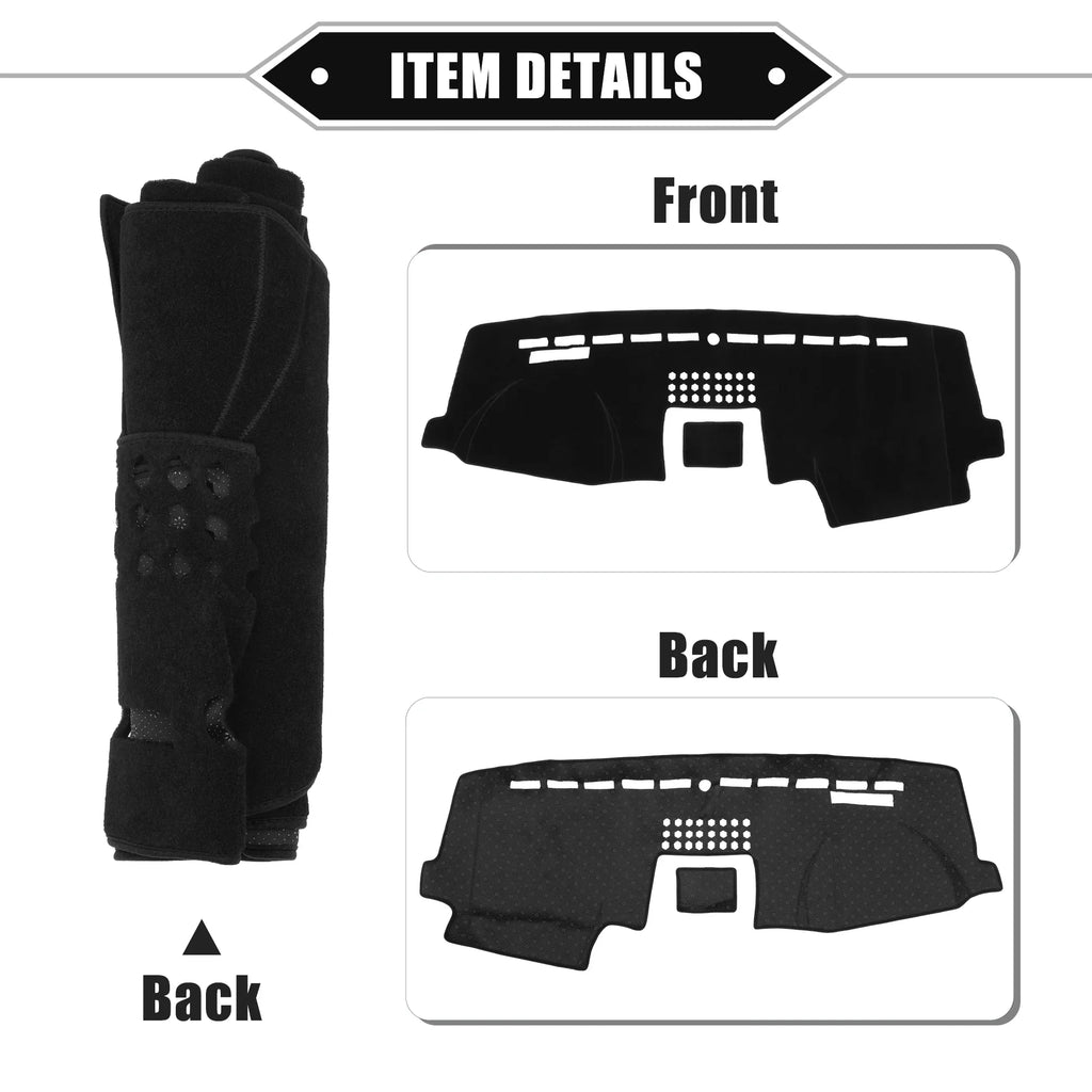 Unique Bargains Car Center Console Dashboard Cover Mat Compatible for Ford F150 2015-2020 Protective Polyester