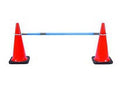 Cortina 03-824CB-B Cone Bar Retractable 5-9 Blue w/(3) 4" HI Collars (3" dia. ring)4 Pack)