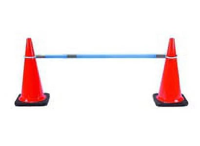 Cortina 03-824CB-B Cone Bar Retractable 5-9 Blue w/(3) 4" HI Collars (3" dia. ring)4 Pack)