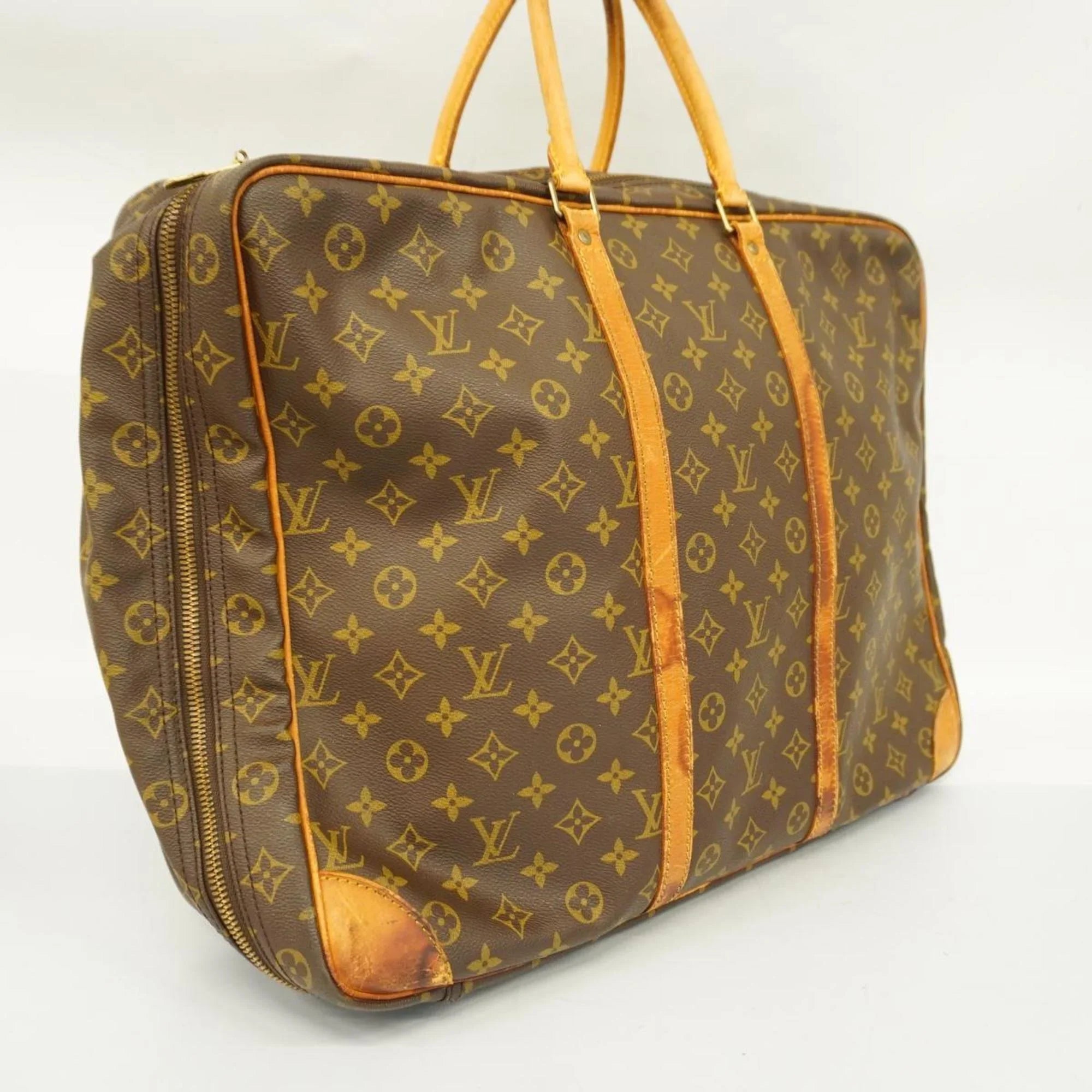 Pre-Owned Louis Vuitton Boston Bag Monogram Sirius 50 M41406 Brown Men's Women's (Good)
