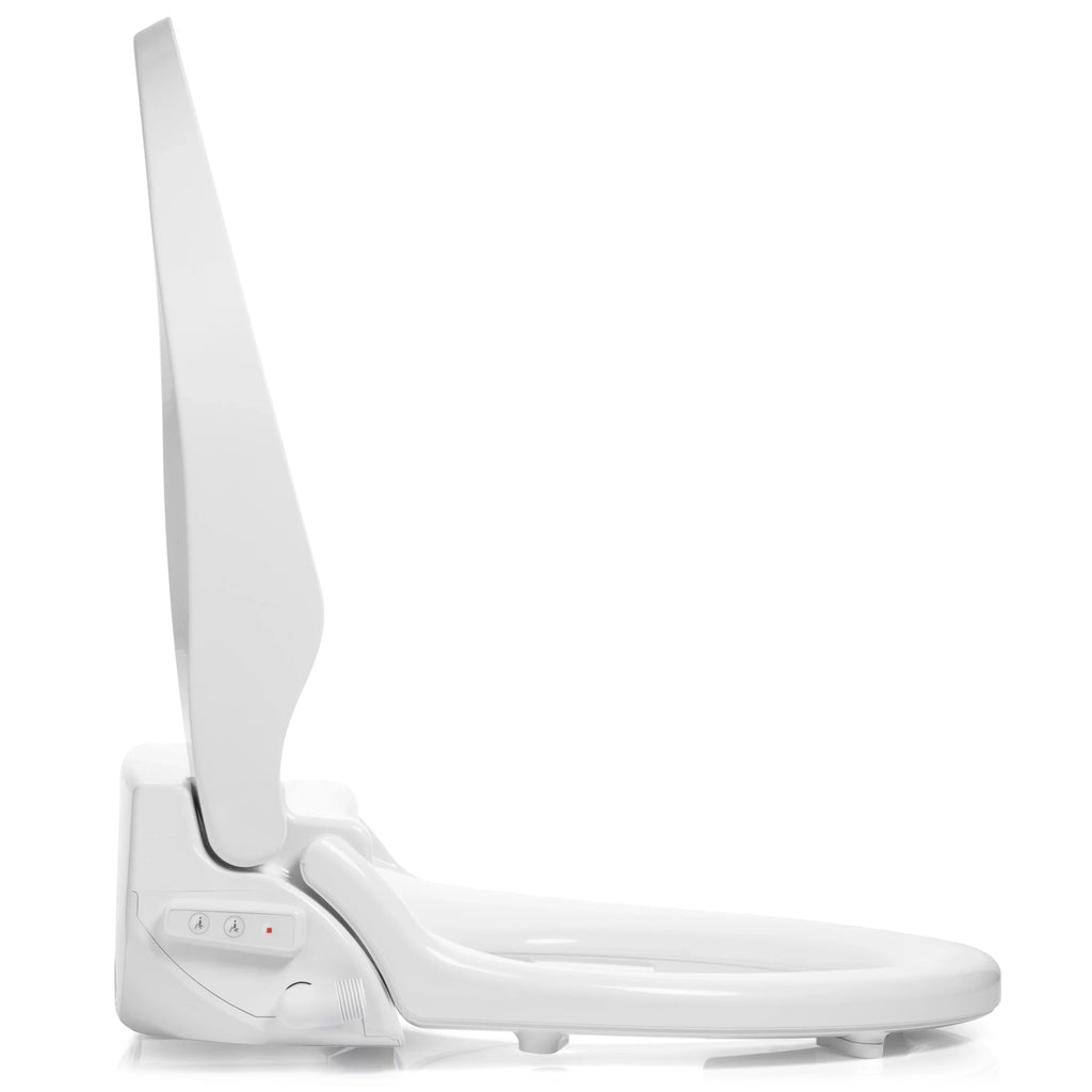 Brondell Swash DR802 Advanced Bidet Toilet Seat with Remote Control, Round White