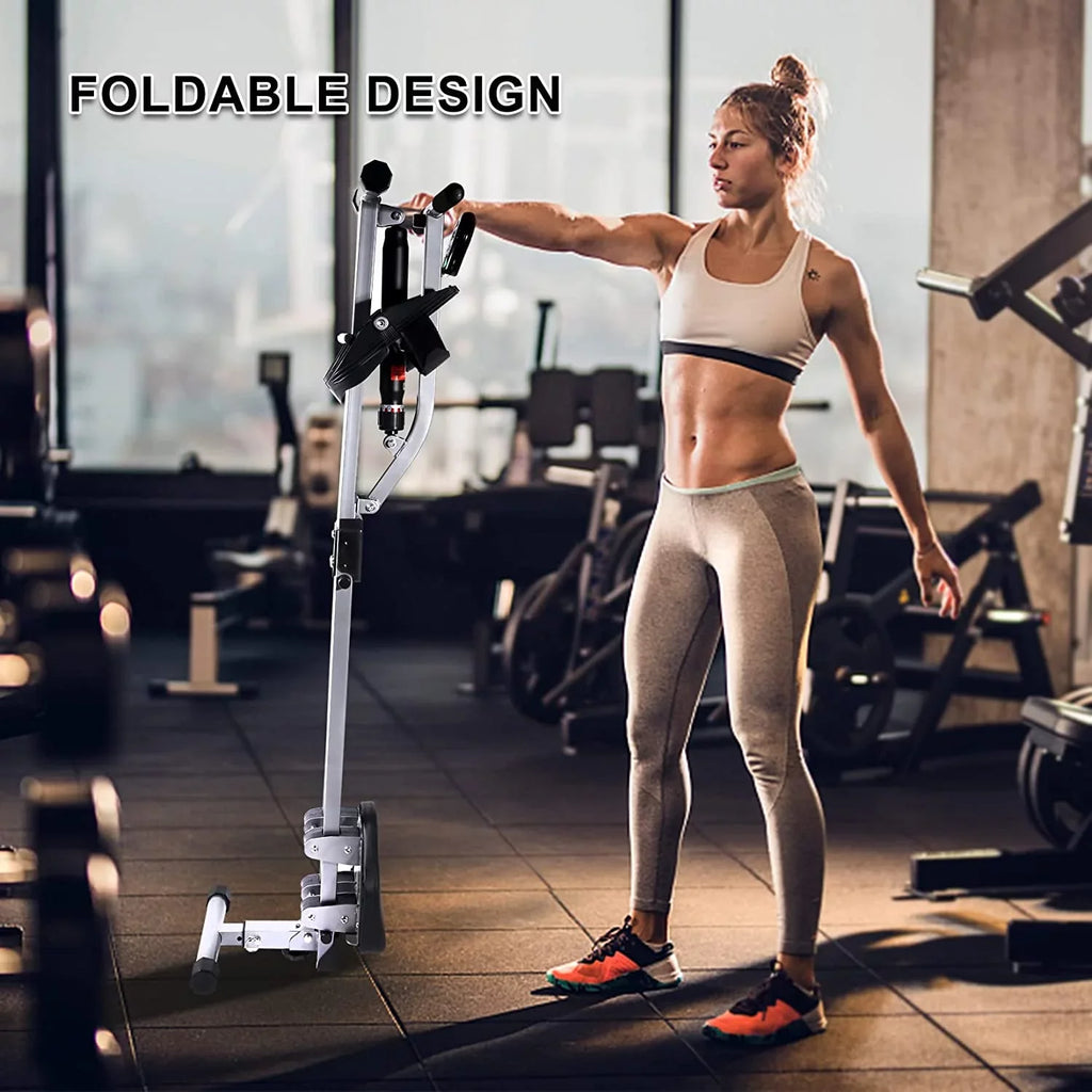 YSSOA Fitness Rowing Machine Rower Ergometer, Digital Monitor and 260 lbs of Maximum Load, Black
